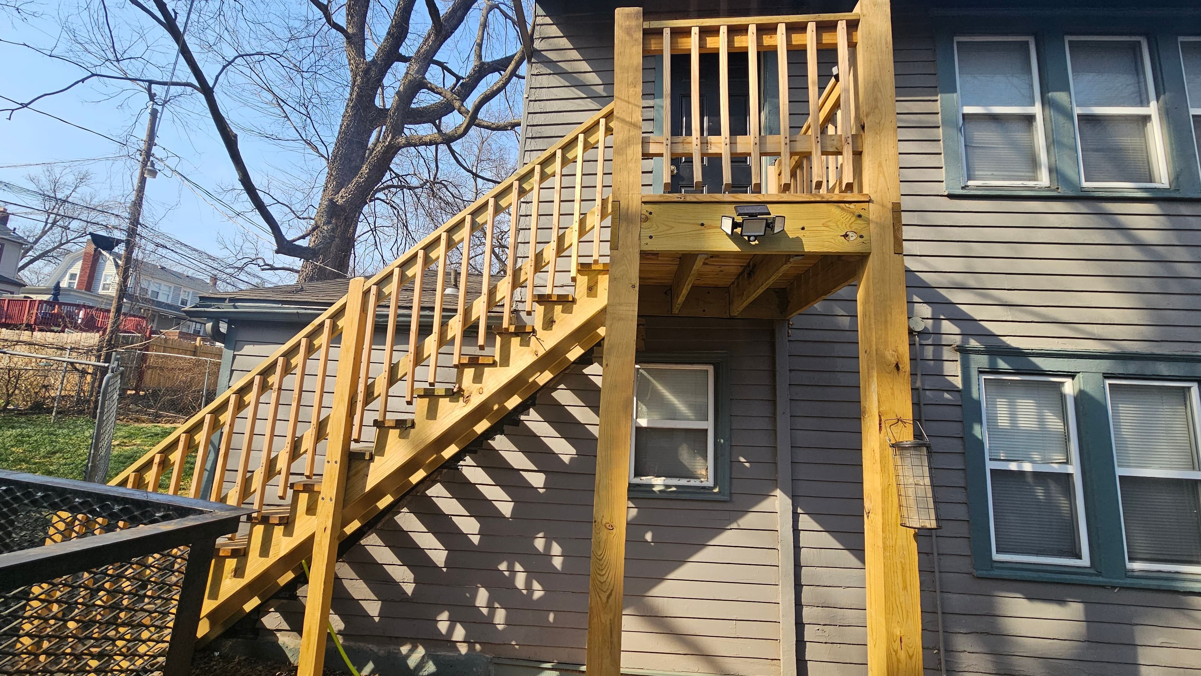 Exit door deck built by GCB_Remodeler LLC